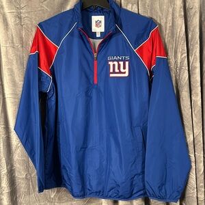 NFL NY Giants Football Pullover Windbreaker Men’s Size XL